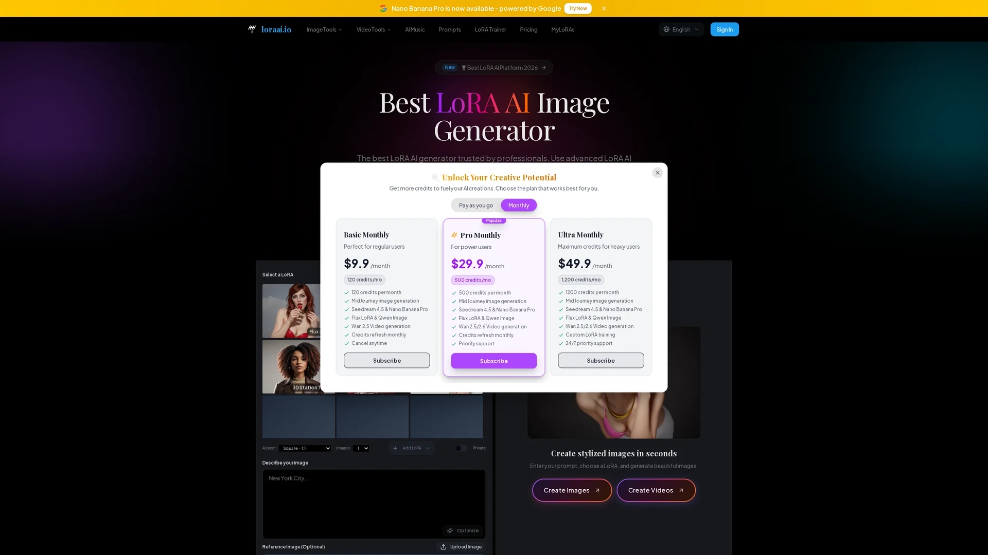 lora-ai homepage