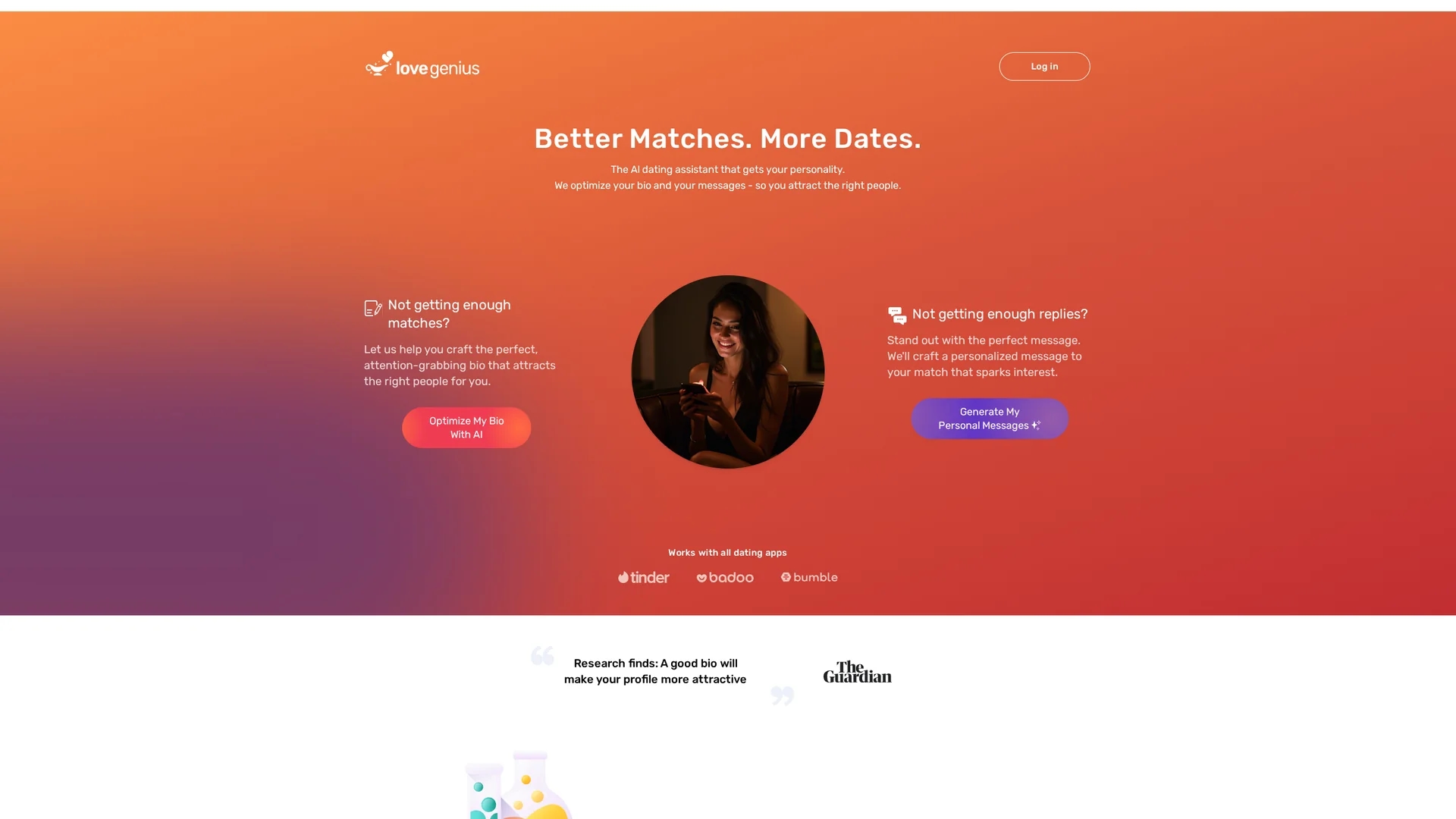 lovegenius homepage