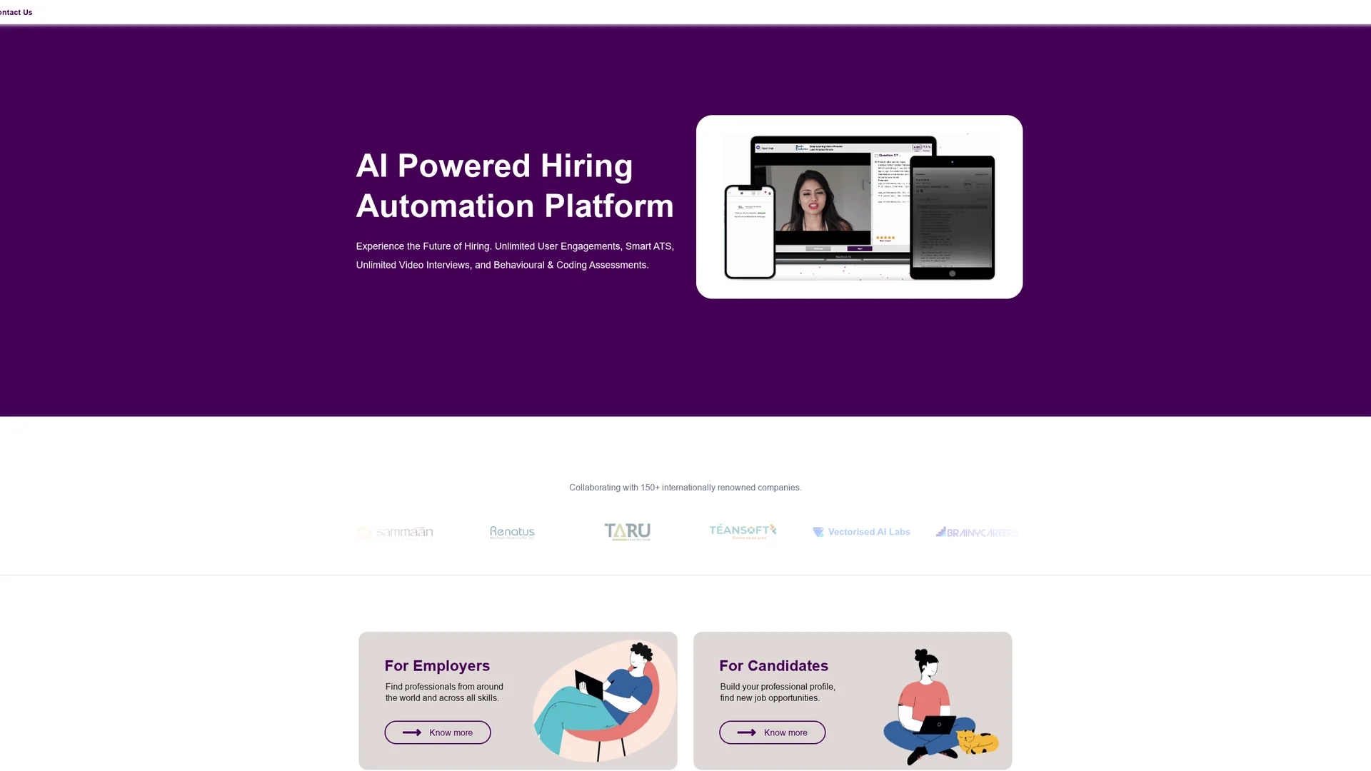 lueinhire-com homepage