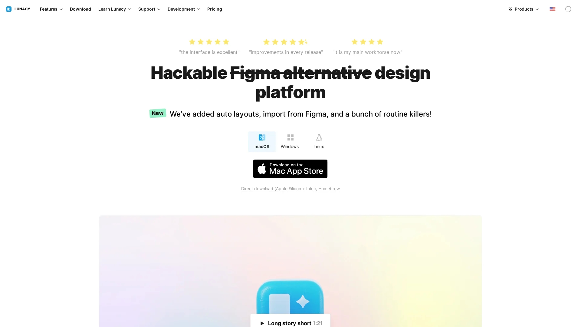 lunacy homepage