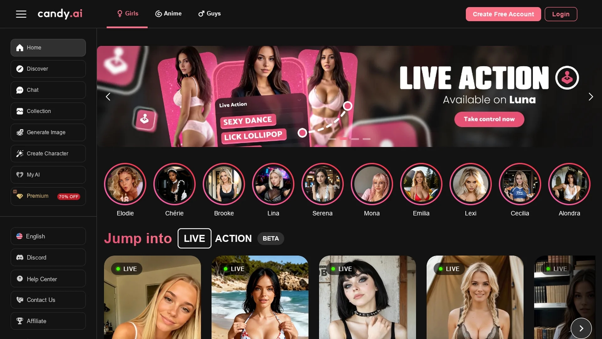 luvr-ai homepage