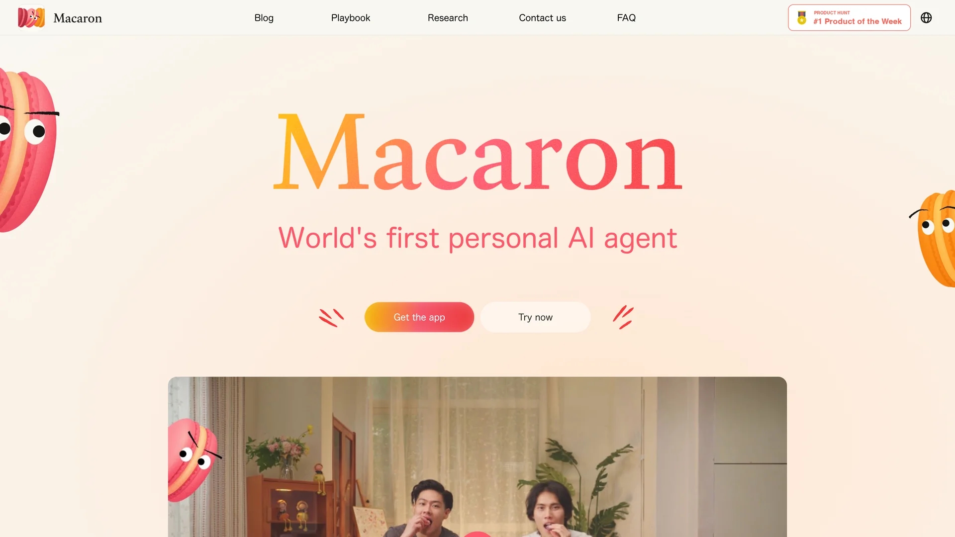 macaron-ai homepage
