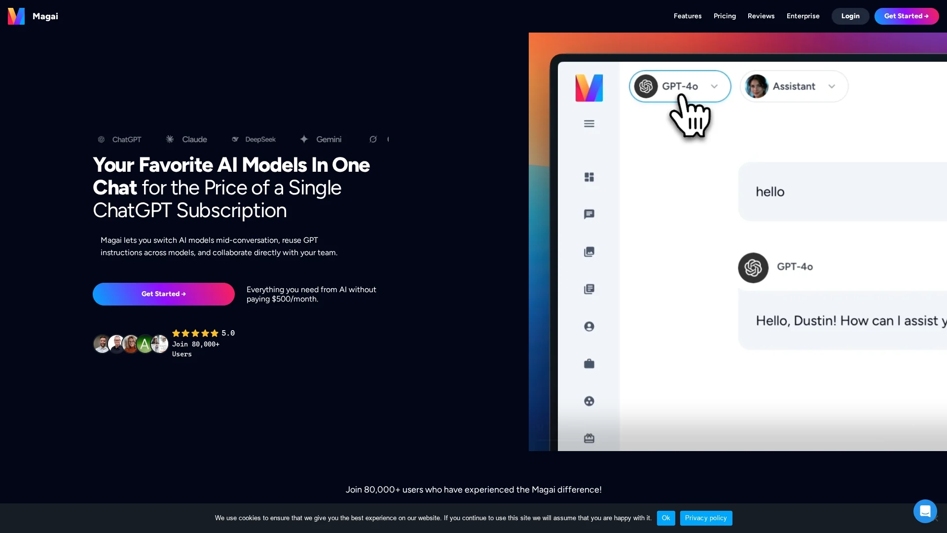 magai homepage