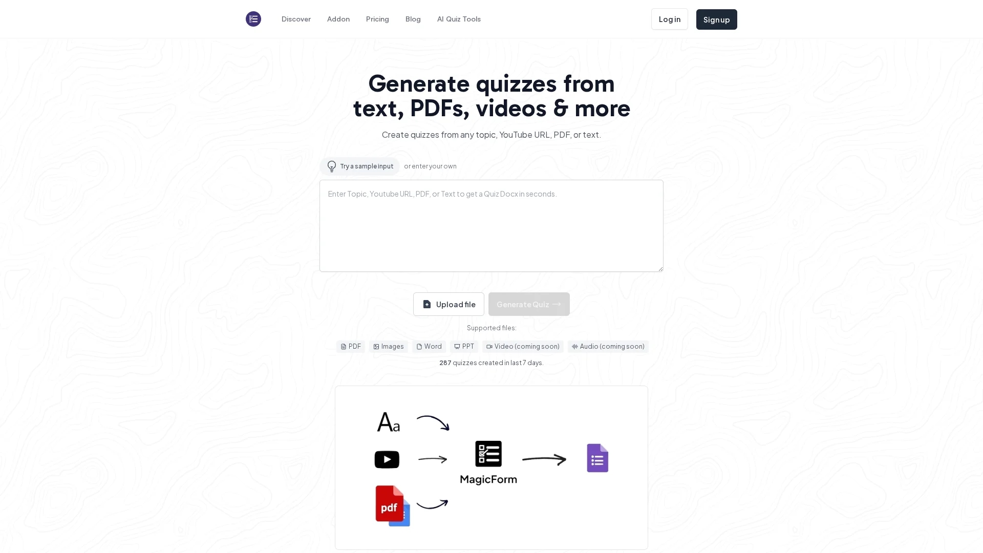 magic-form homepage