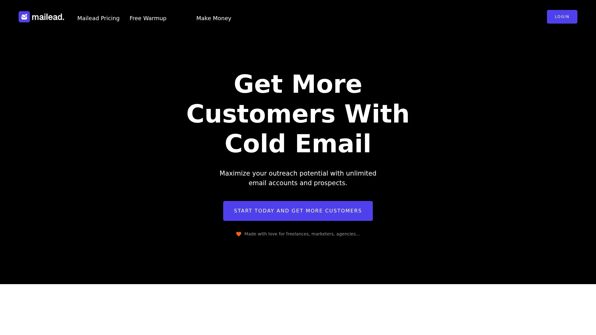 mailead-io homepage