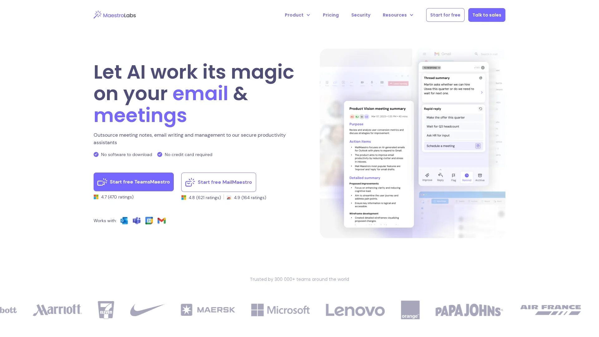 mailmaestro homepage
