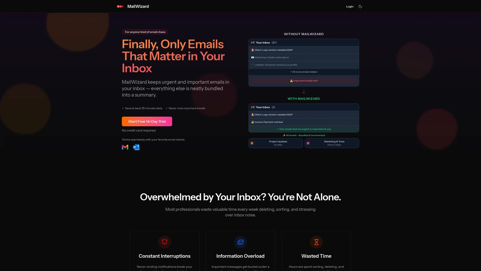 mailwizard homepage