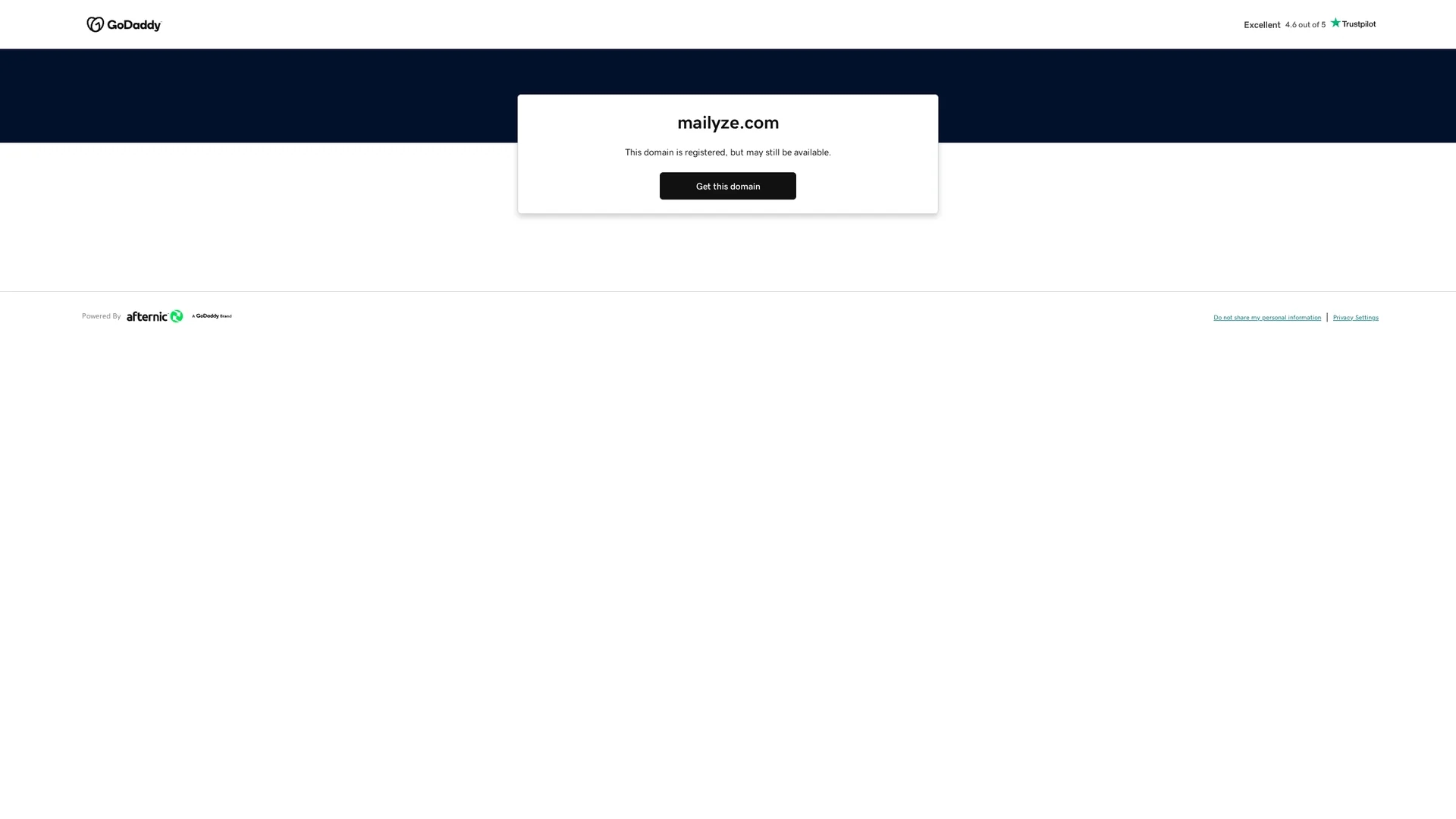 mailyze homepage