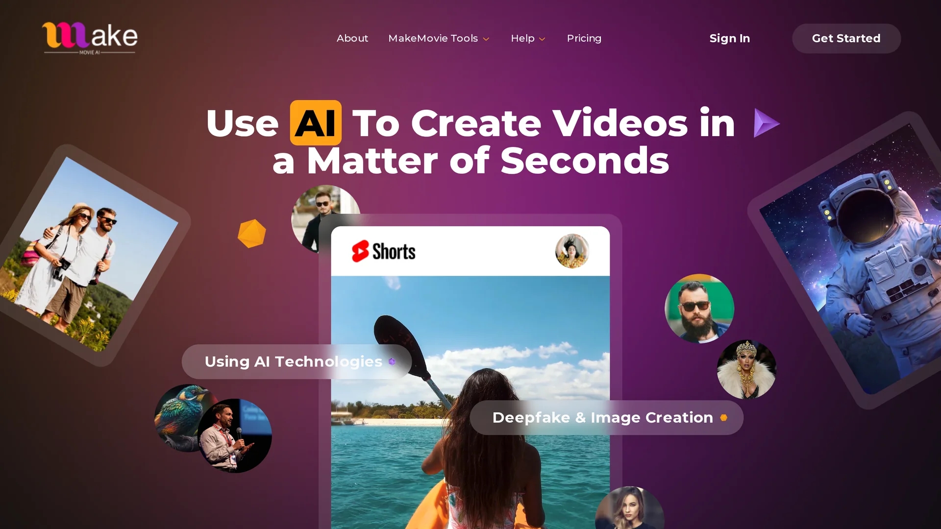make-movie-ai homepage