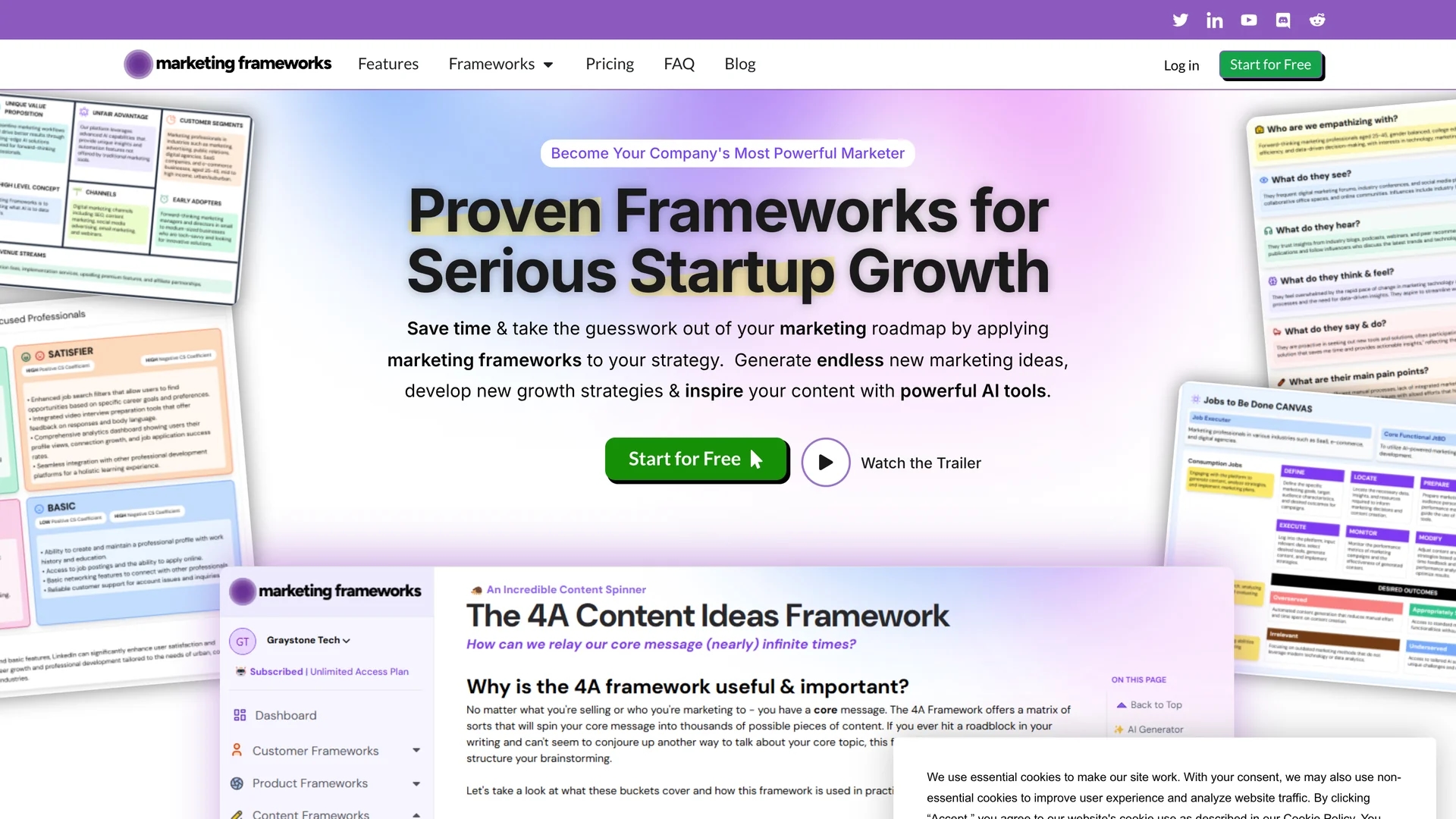 marketing-frameworks homepage