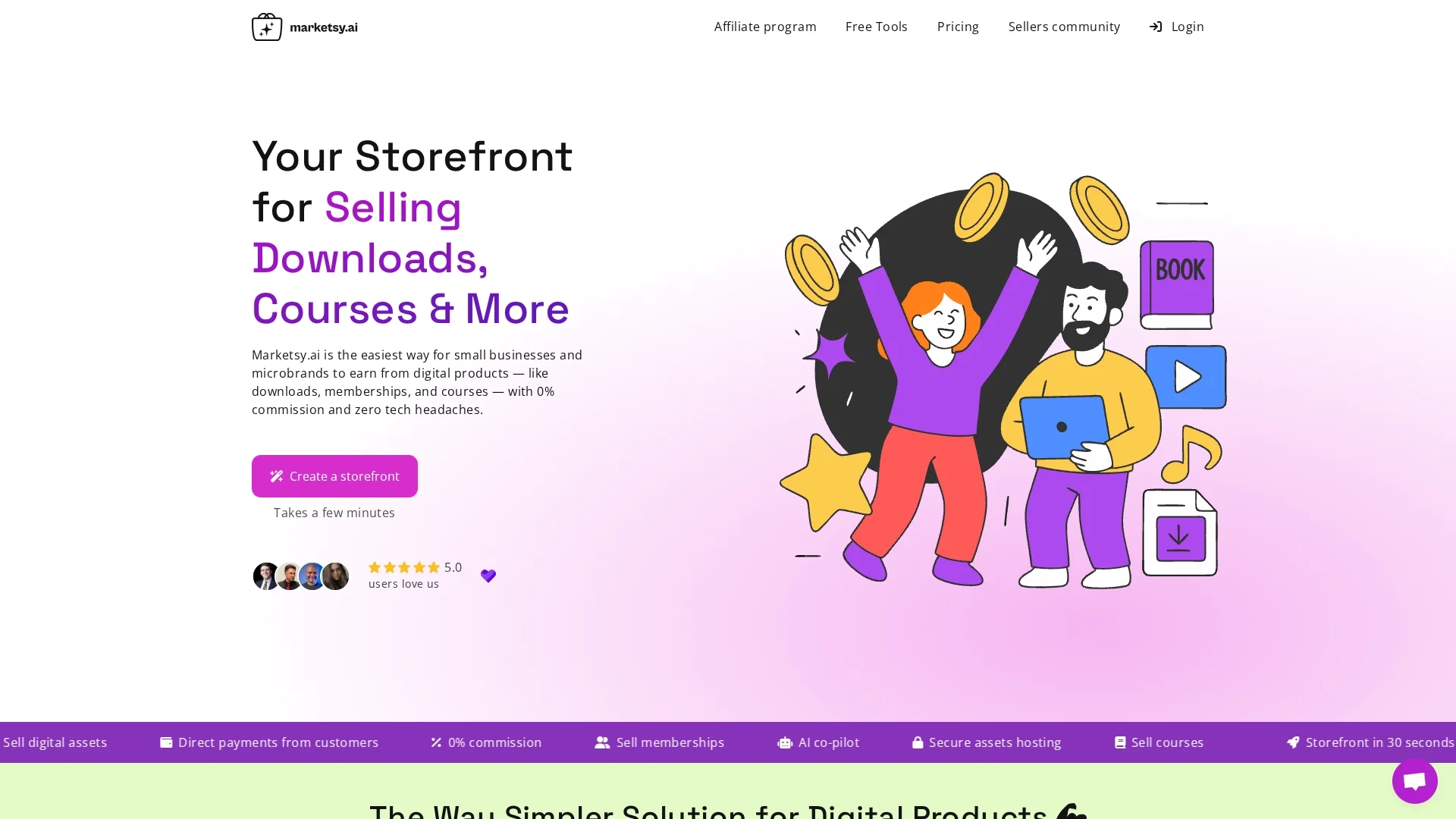 marketsy-ai homepage