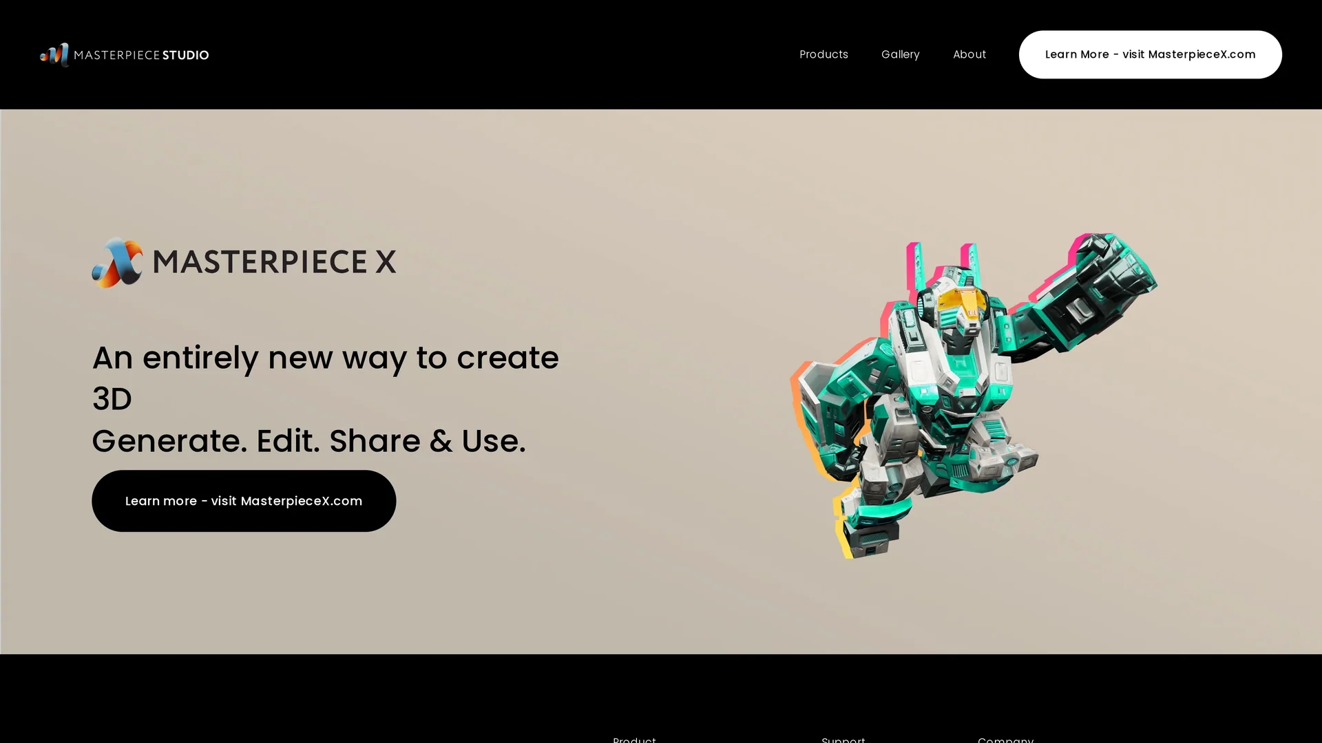 masterpiece-studio homepage