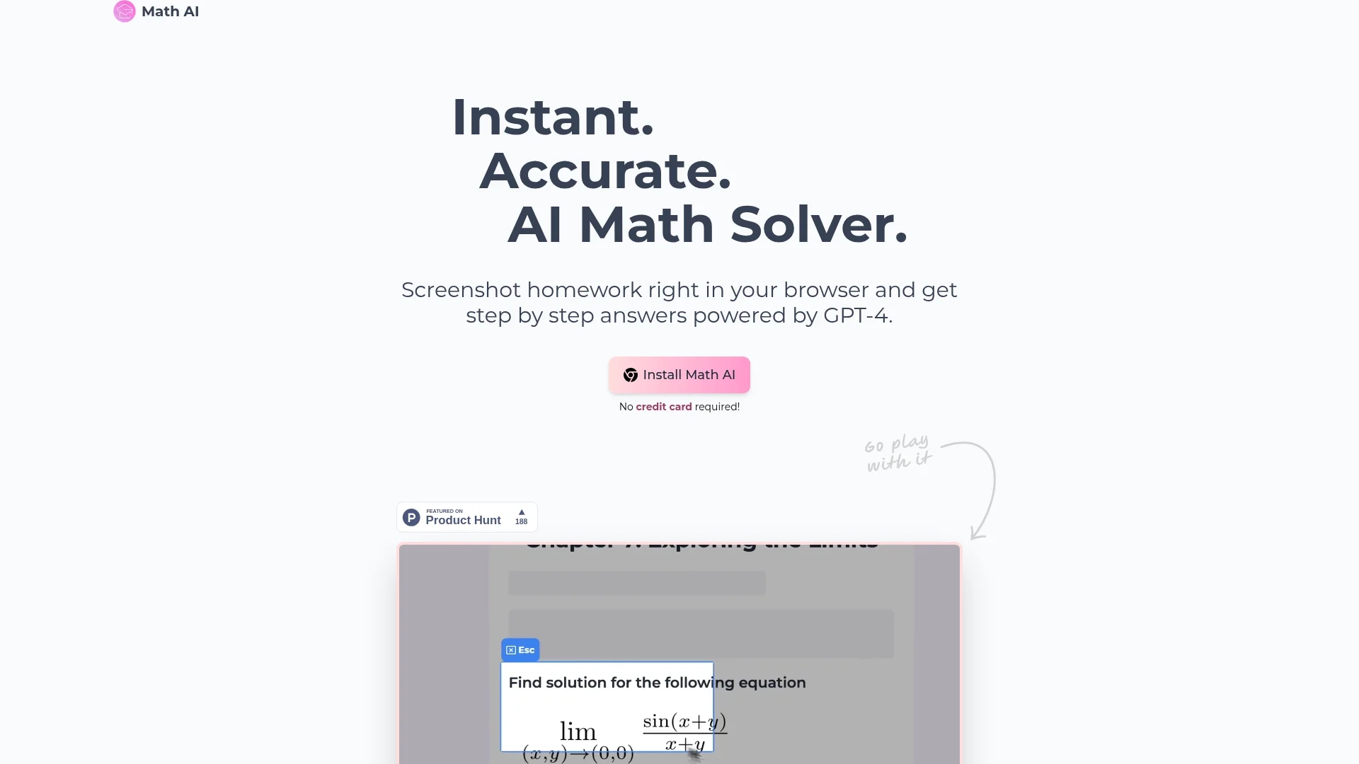 math-ai homepage