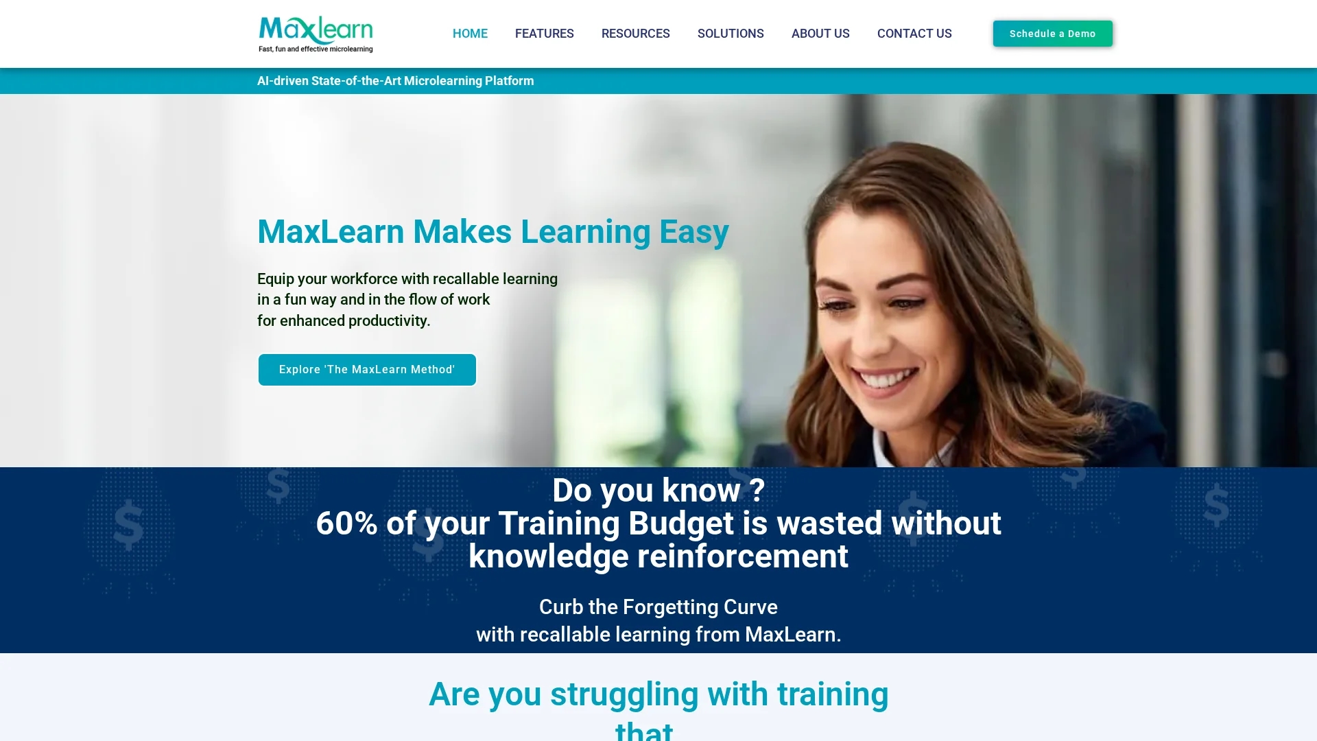 maxlearn-microlearning homepage
