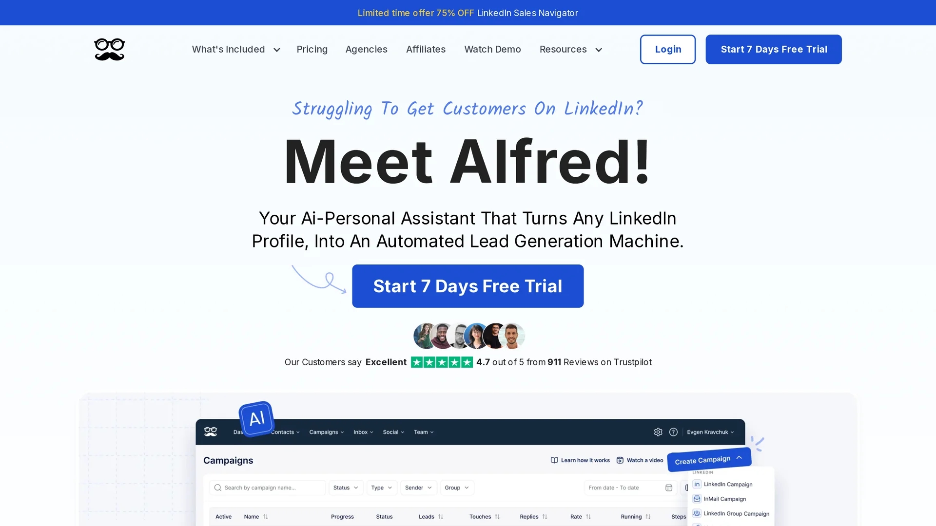 meet-alfred homepage