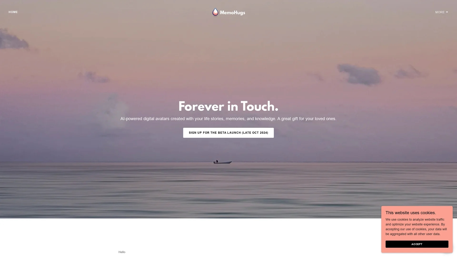 memohugs homepage