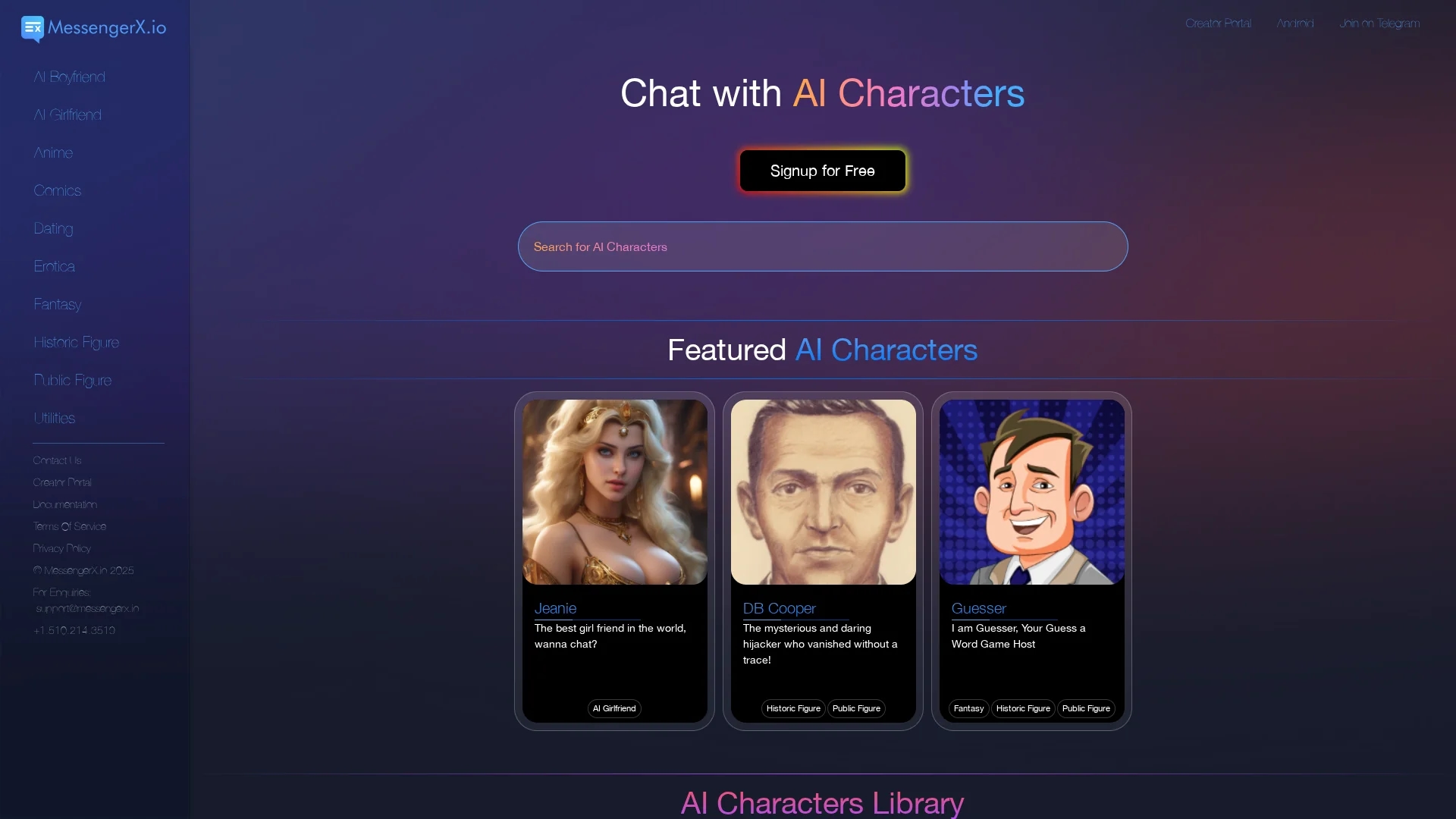 messengerx homepage