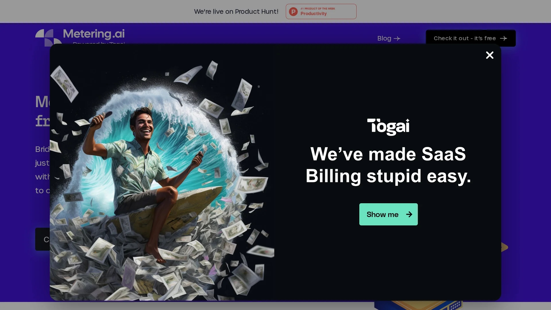metering-ai homepage