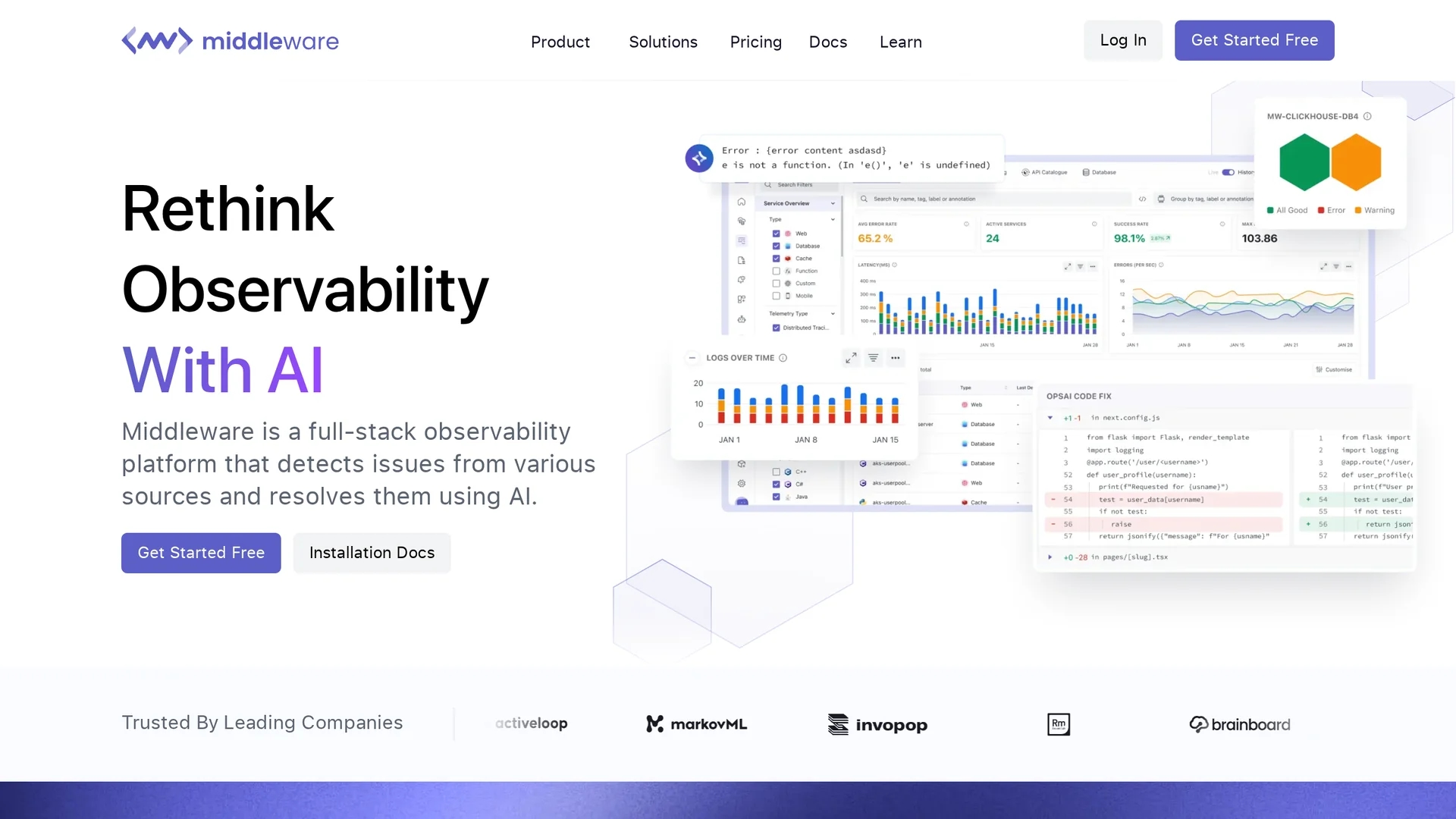 middleware homepage