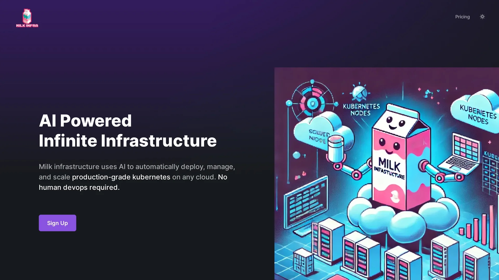 milk-infrastructure homepage