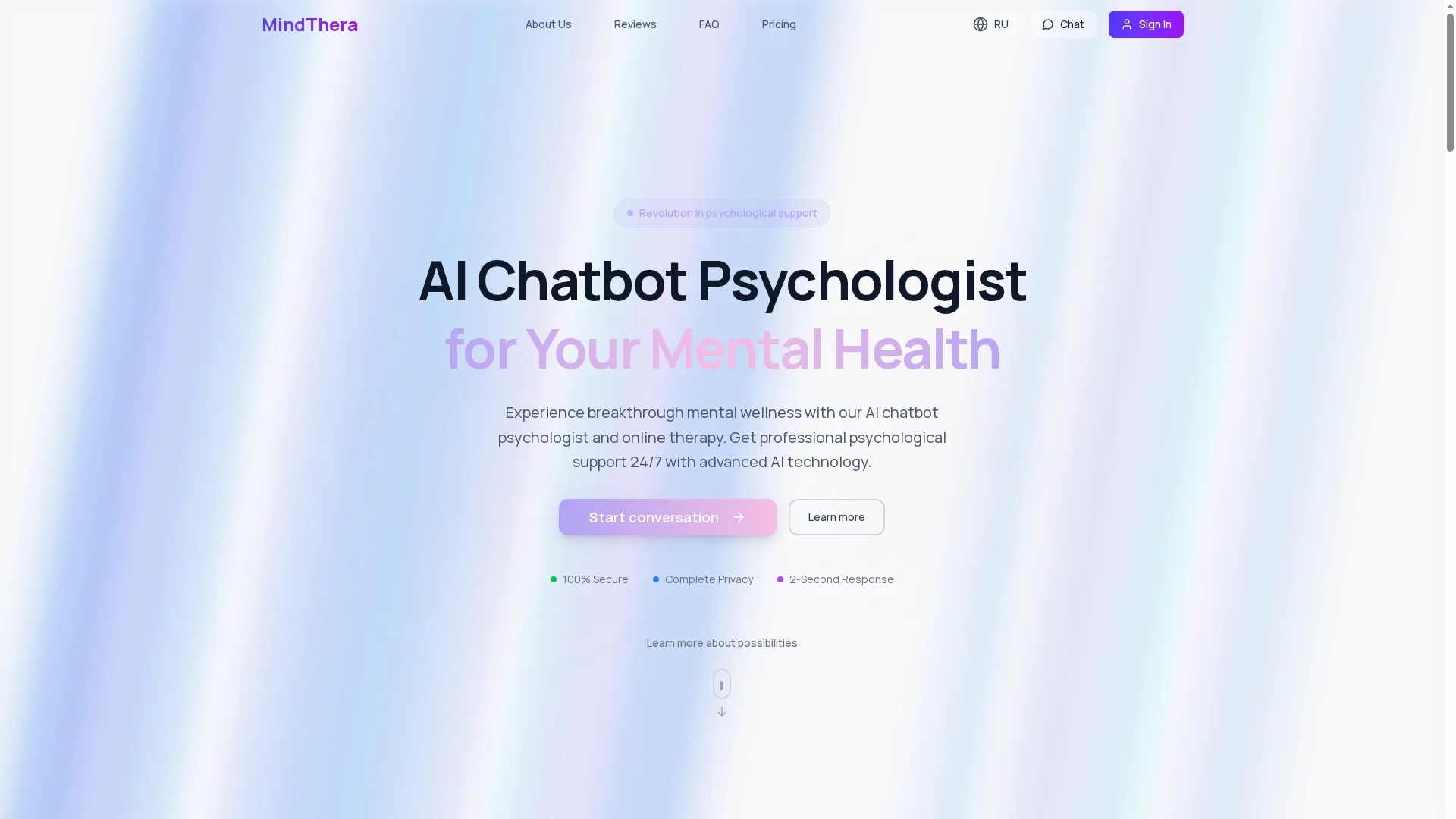 mindthera homepage