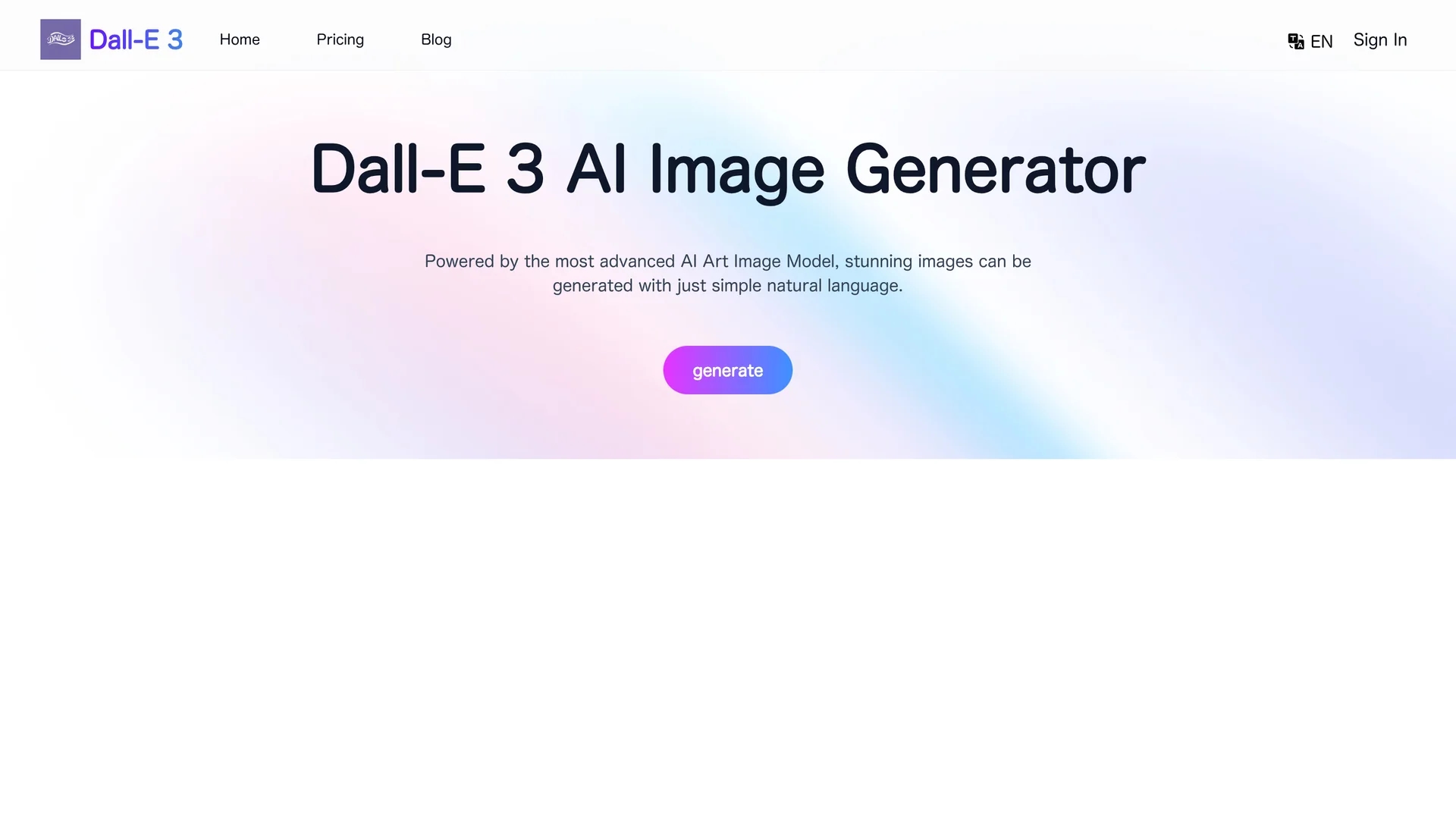 mini-dalle-3-online homepage