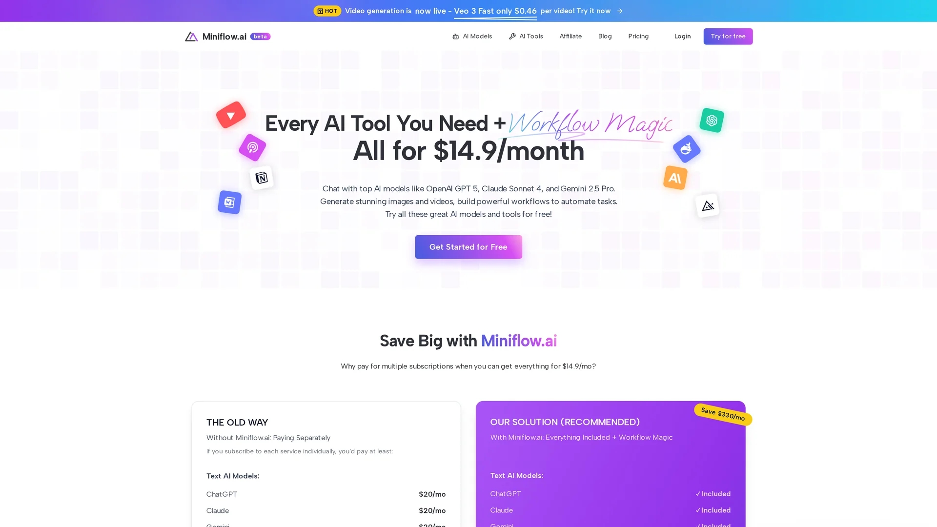 miniflow-ai homepage