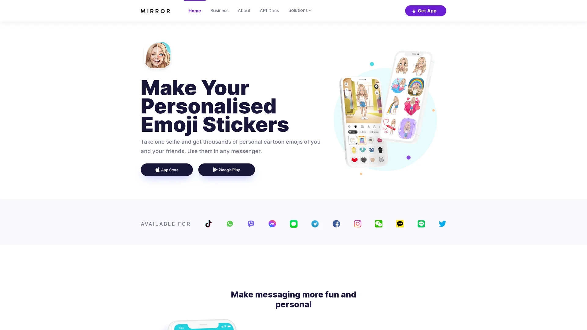 mirror-ai homepage