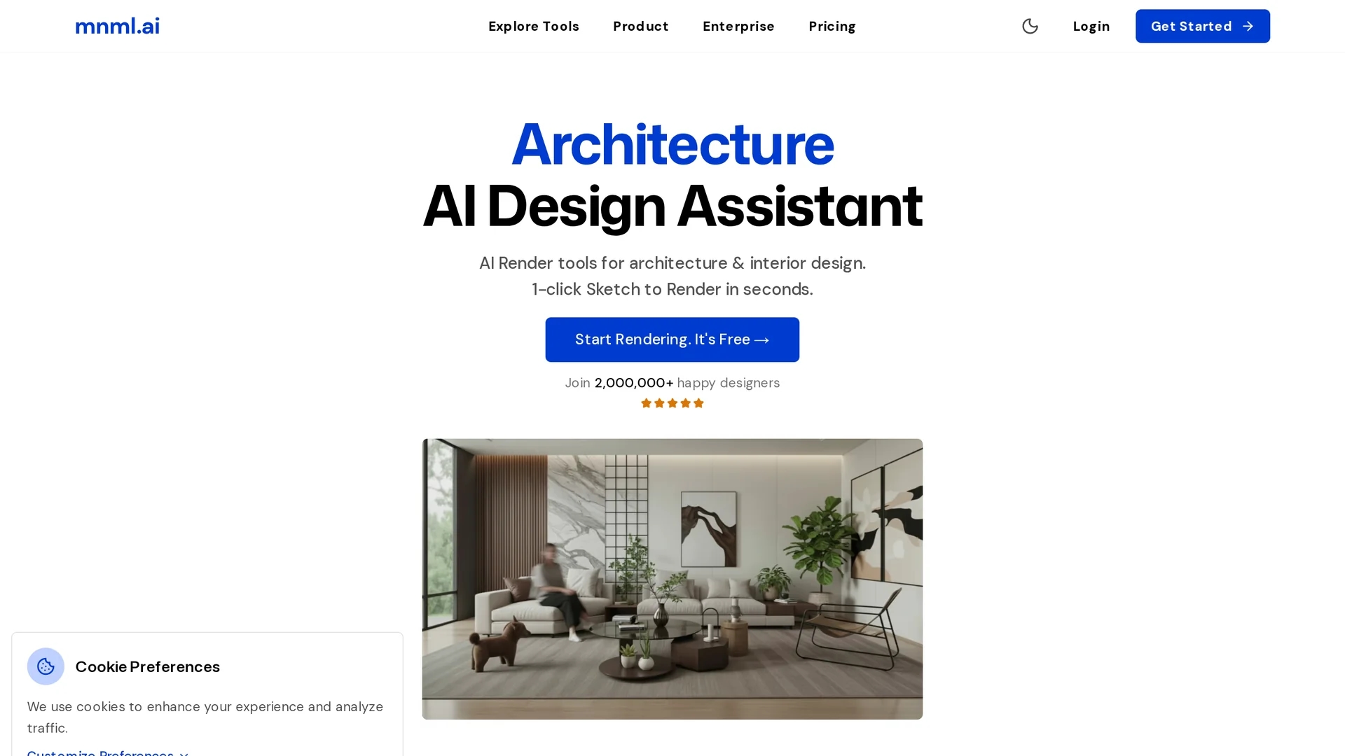 mnml-ai homepage