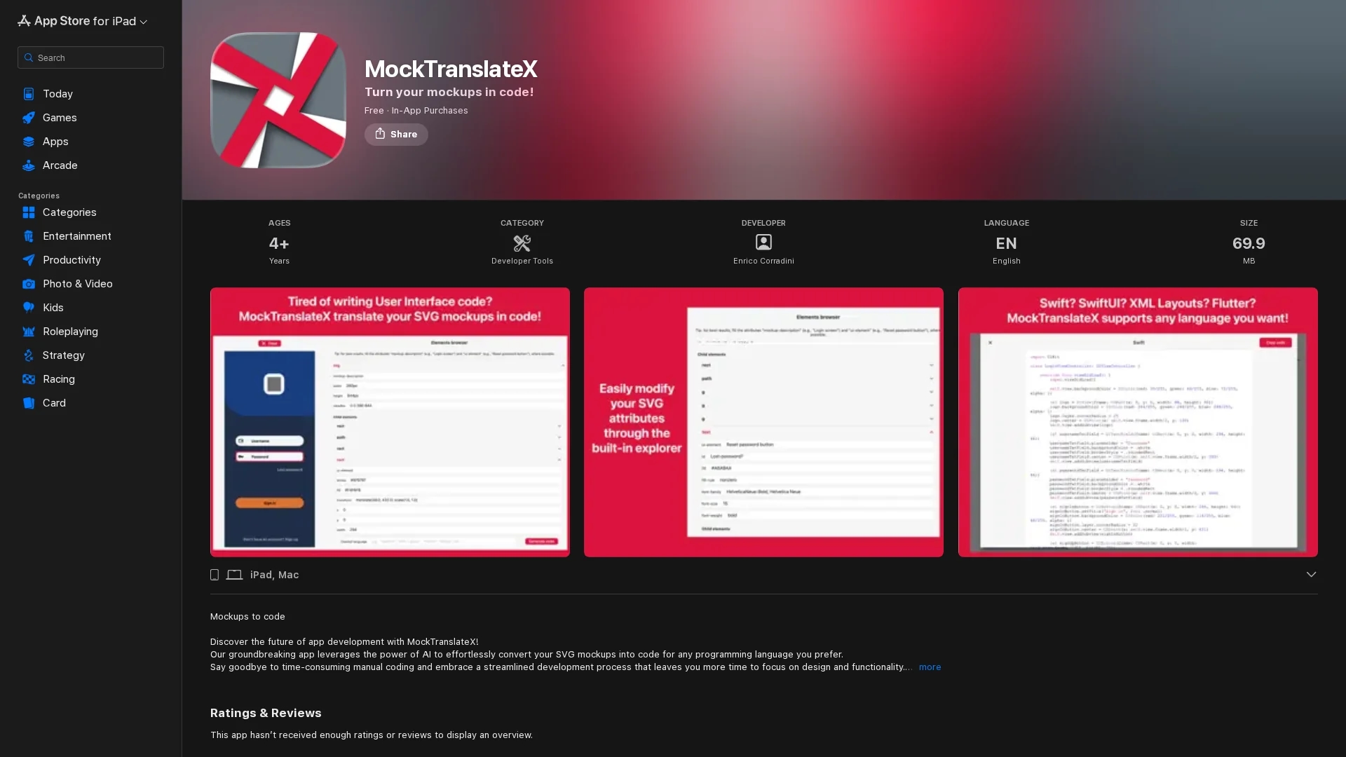 mocktranslatex homepage