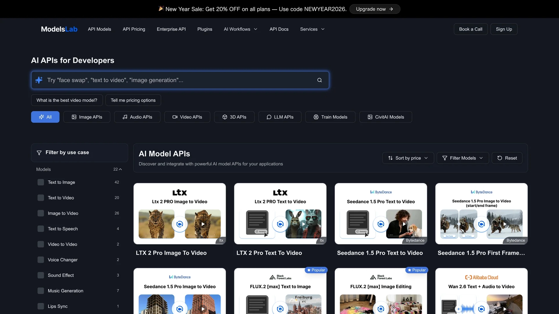 modelslab homepage