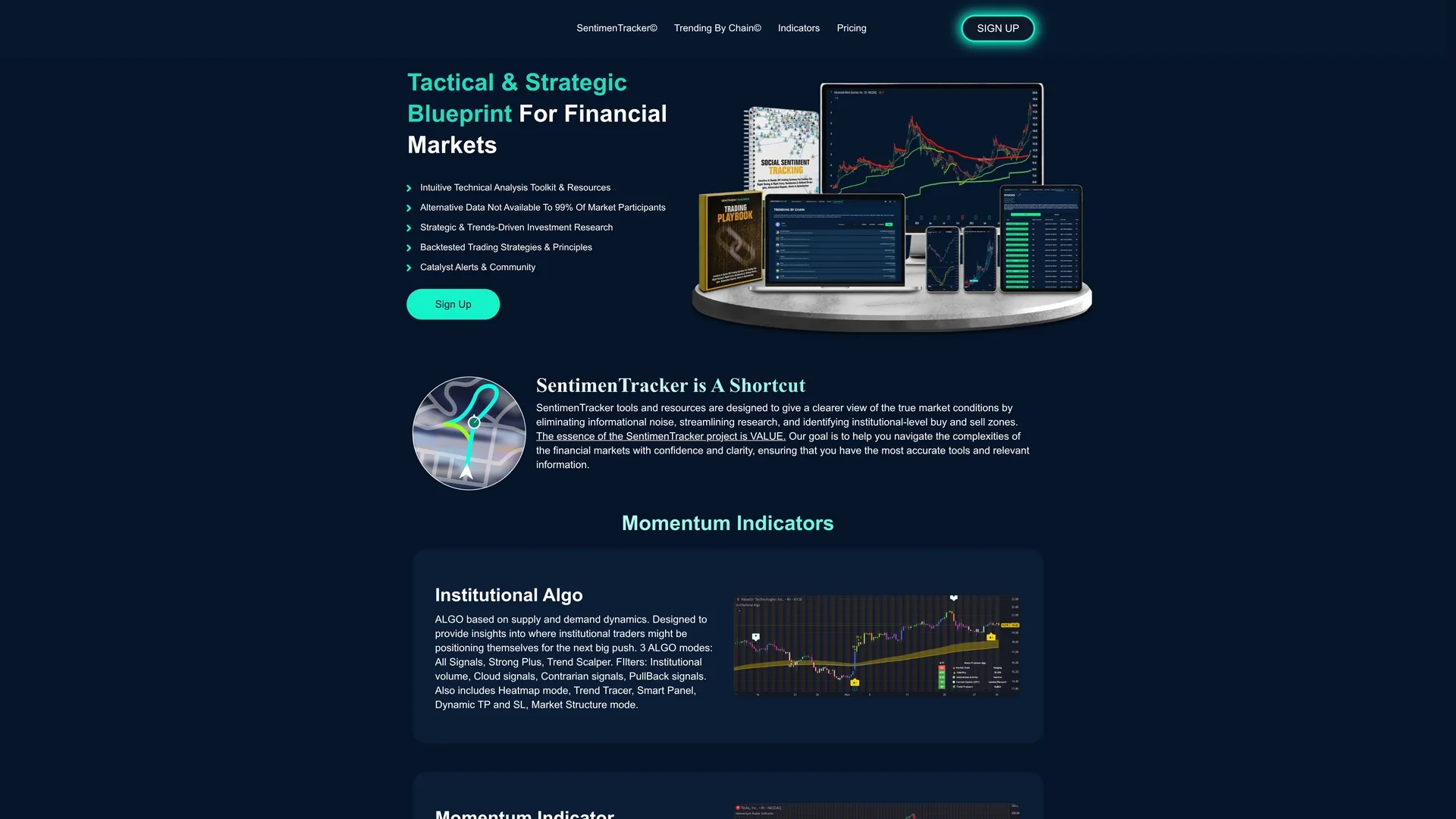 momentum-radar homepage