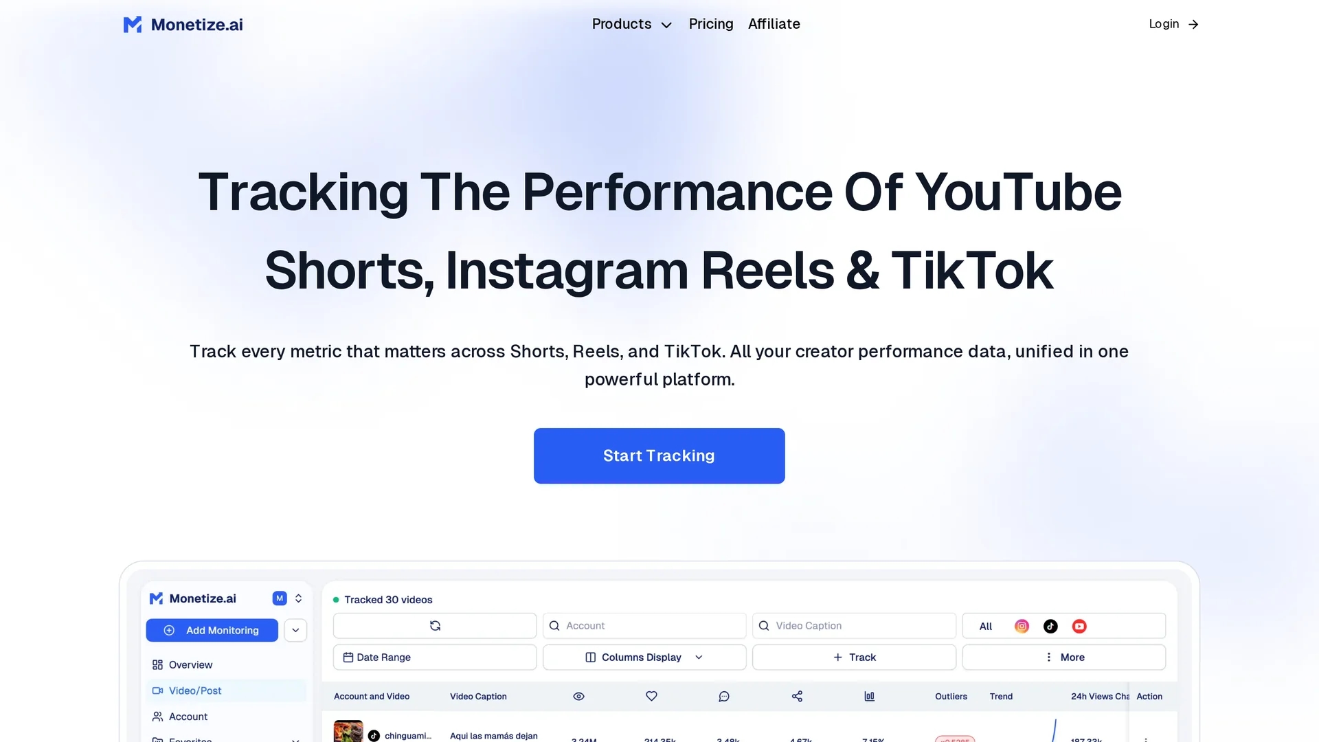 monetize-ai homepage