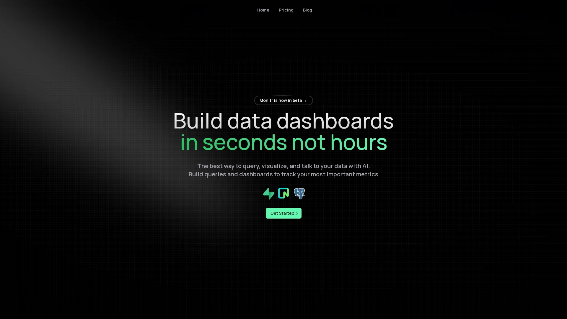 monitr homepage