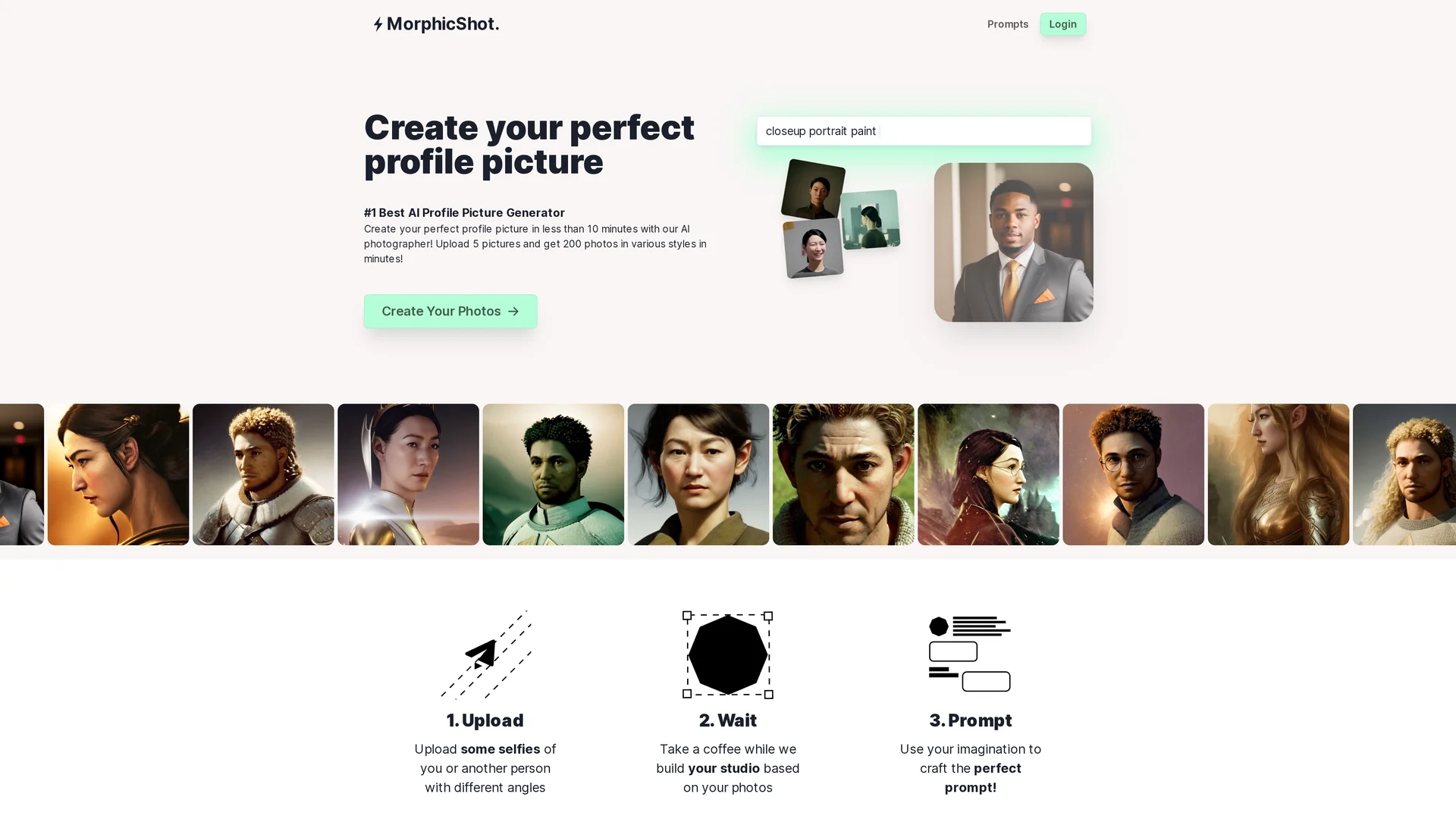 morphicshot homepage
