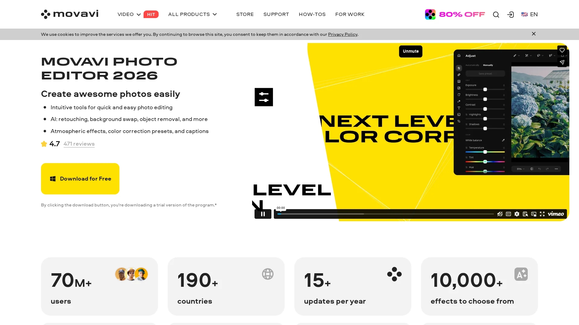movavi-picverse homepage