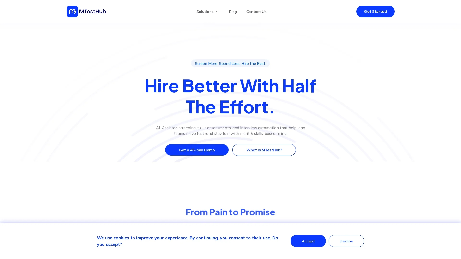 mtesthub homepage