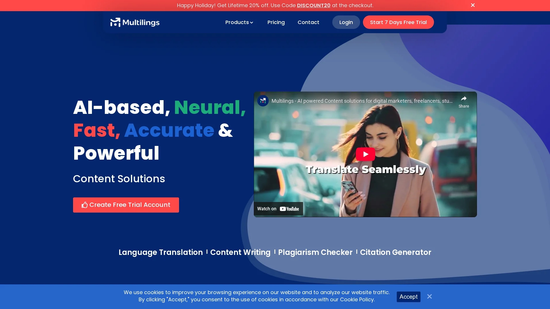 multilings homepage
