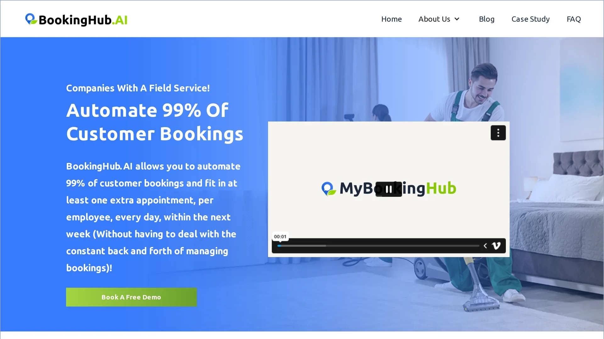 my-booking-hub homepage