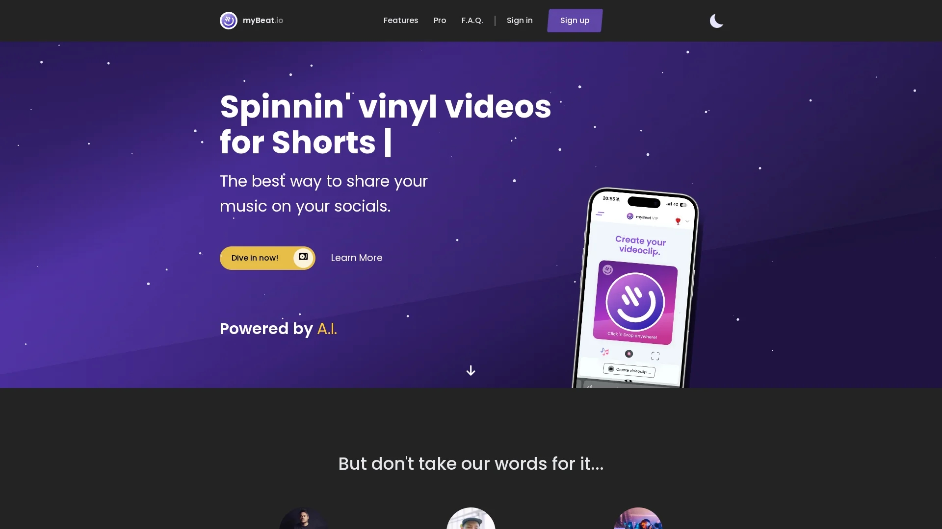 mybeat homepage
