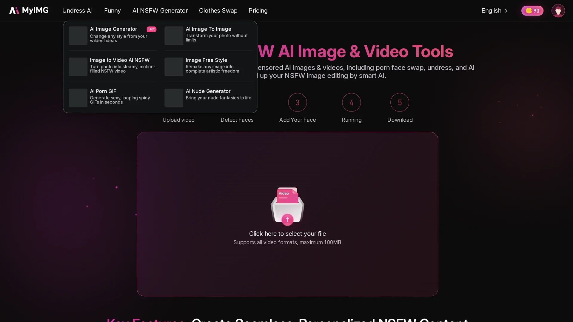 myimg-ai homepage