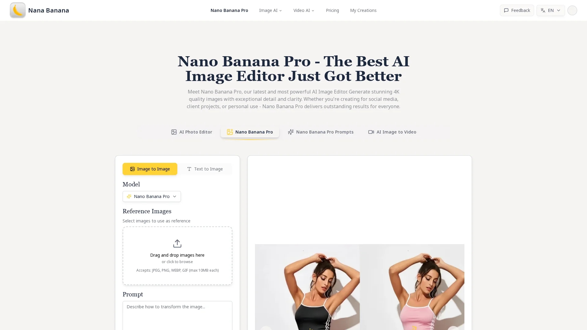 nana-banana-pro-io homepage