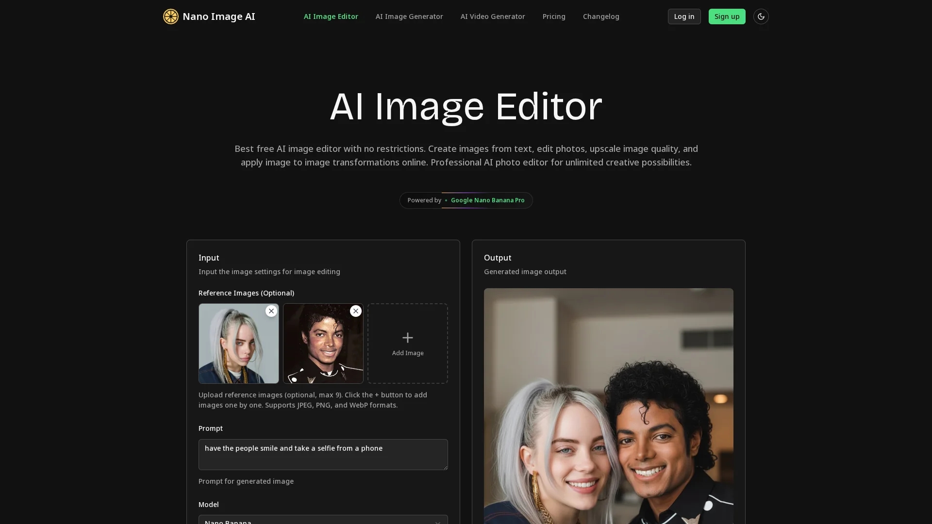 nano-image-ai homepage