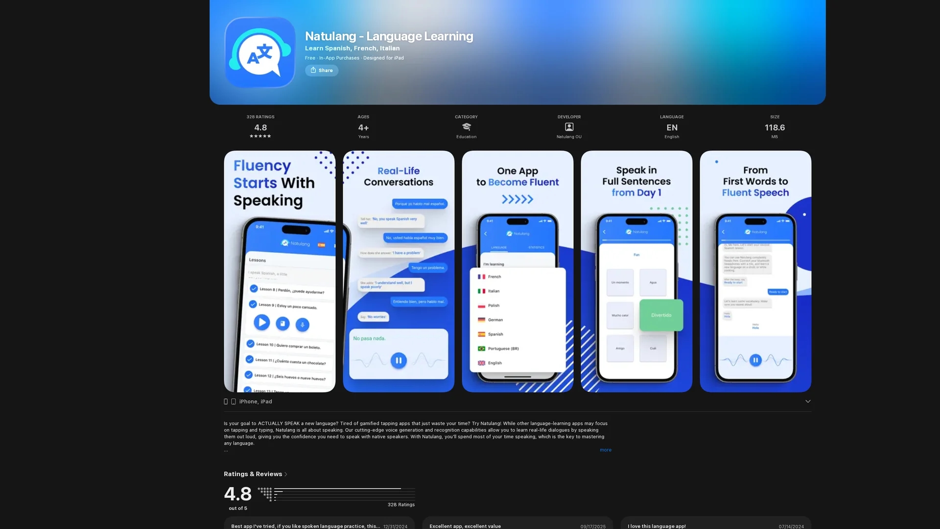 natulang homepage