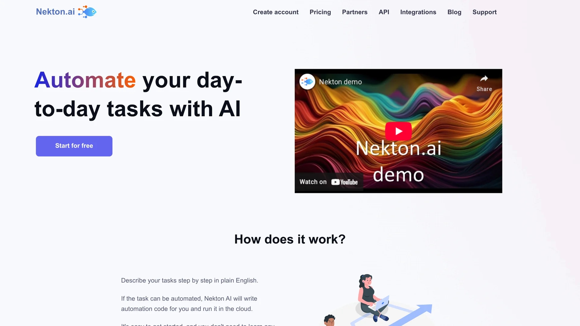 nekton-ai homepage