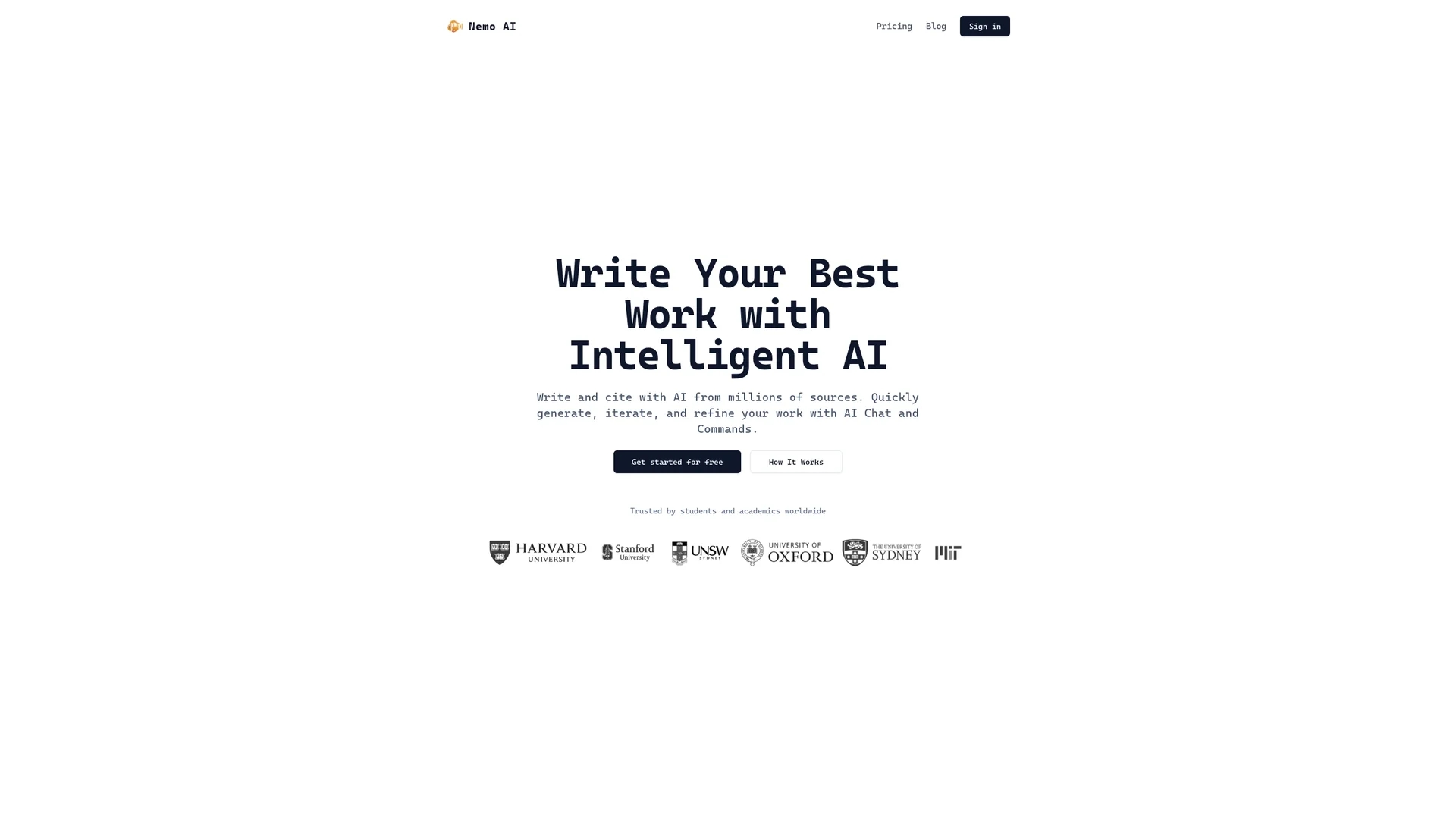 nemoai homepage