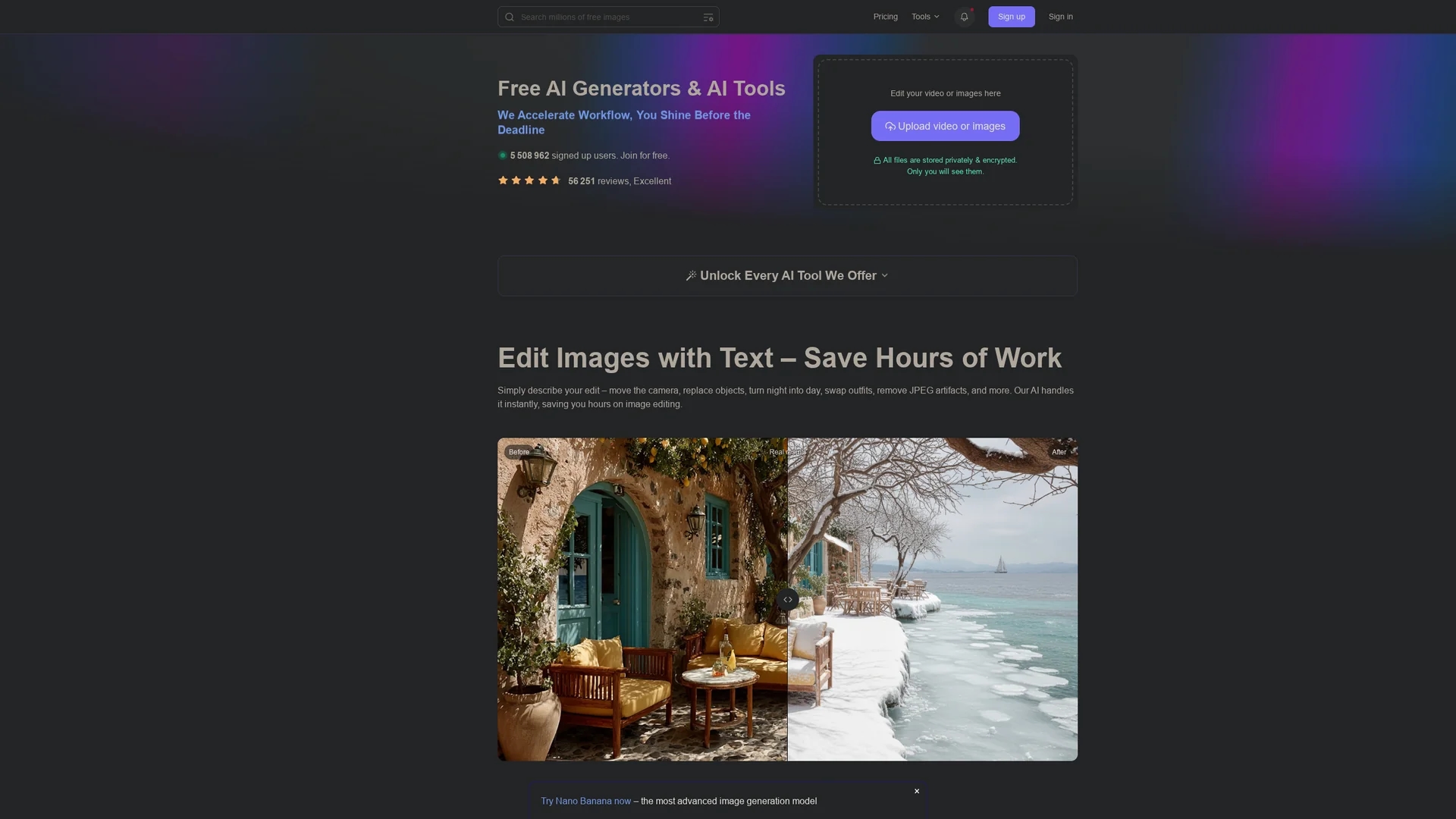 neural-love-art-generator homepage