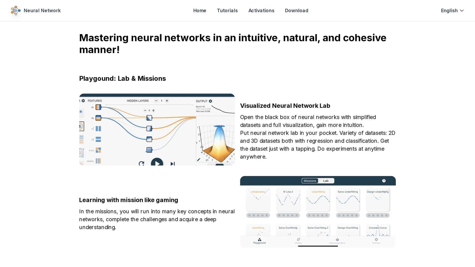 neural-network homepage