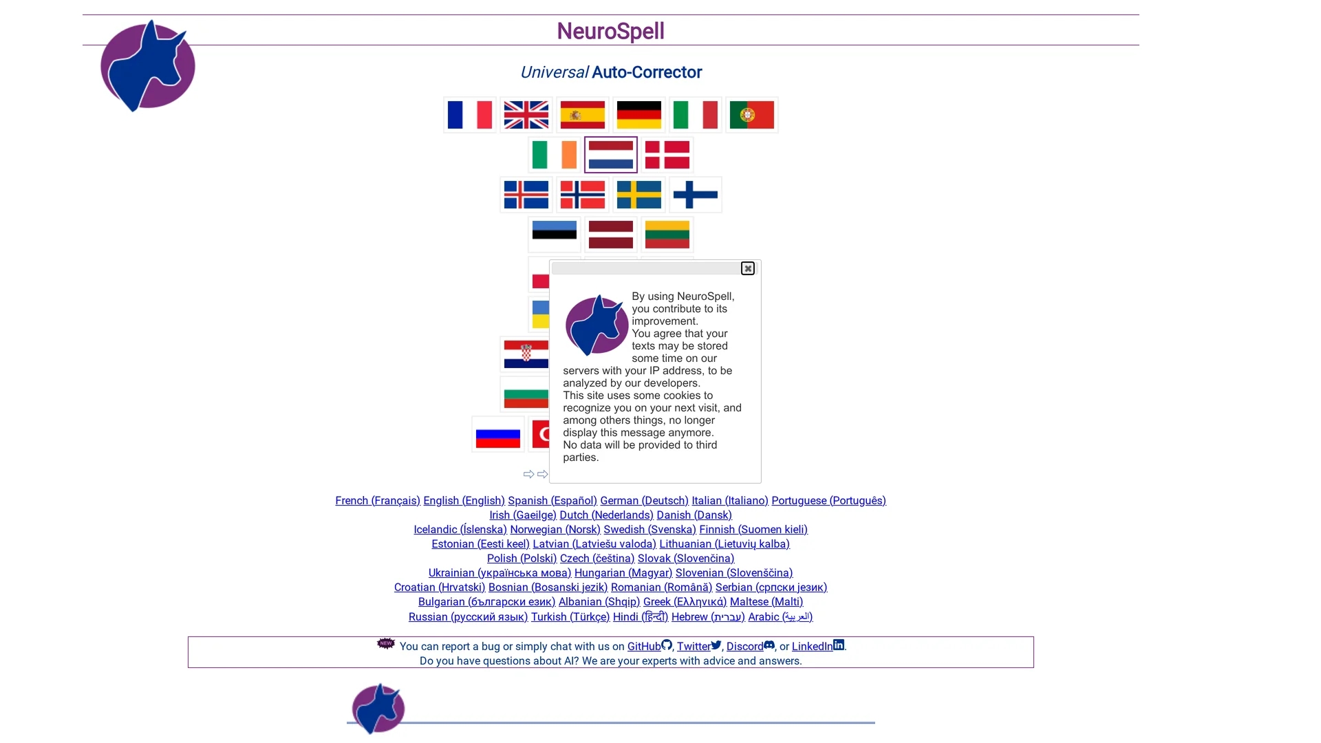 neurospell homepage