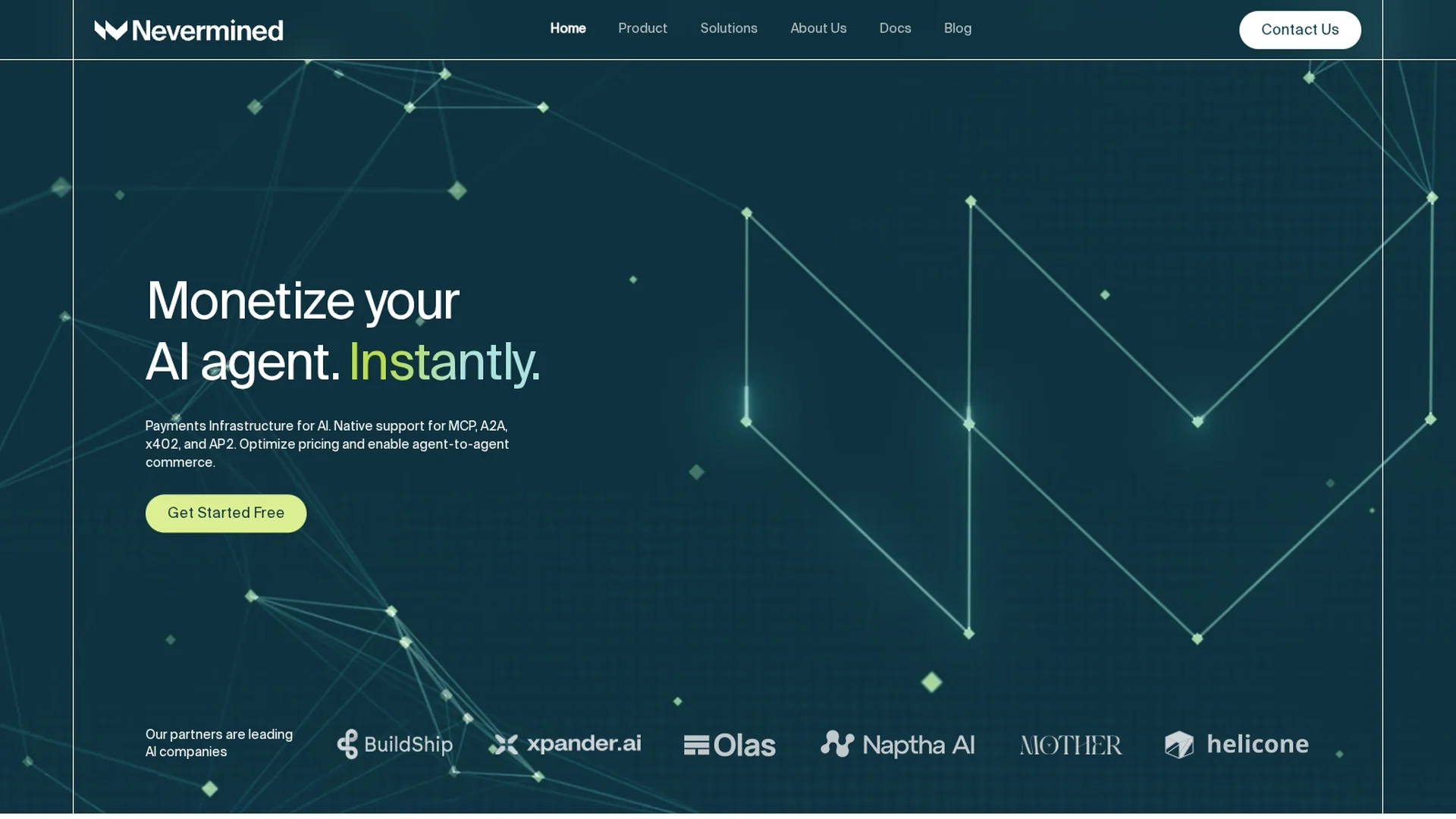 nevermined homepage